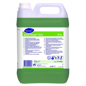 Diversey Good Sense Vert - uniwersalny preparat myjący - zielone jabłko - 5 l