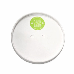 Wieczko do pojemników papierowych Food to Go PLANT- 400 ml - ekologiczne - 25 szt.