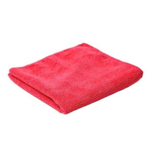 Ściereczka CleanPro z mikrofazy - czerwona - 32 x 32 cm