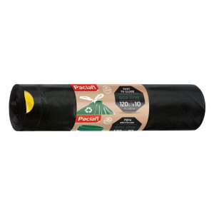 Worki na śmieci Eco Line 120 l - czarne - 10 szt.