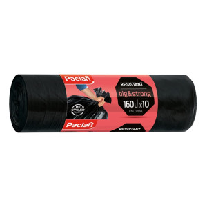 Worki na śmieci Big & Strong 160 l - czarne - 10 szt.