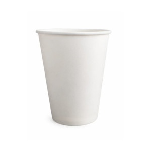Kubek papierowy 0% plastiku - biały - 180 ml - 50 szt