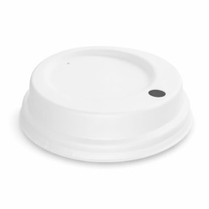Pokrywki - wieczka papierowe do kubków 100 ml - średnica 63 mm - białe - 100 szt.