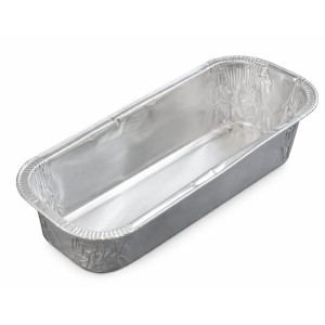 Foremka aluminiowa na keks duża - 985 ml - 100 szt.
