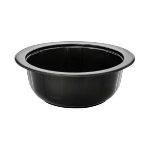Miska na zupę do zgrzewu - czarna - 500 ml - 450 szt.