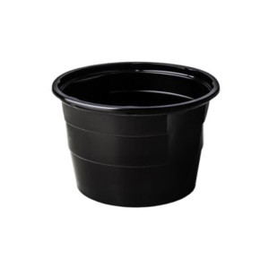 Miska na zupę - czarna z uchwytami EASY HANDLE - 910 ml - 50 szt.