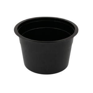 Miska na zupę do zgrzewu strong - czarna - 500 ml - 450 szt.