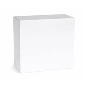 Pudełko kartonowe na ciasto - 13 x 13 x 7 cm - białe - 20 szt.