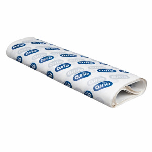 Papier pakowy cięty - powlekany polietylenem do wędlin - z logiem EURO - 45 x 60 cm - 10 kg