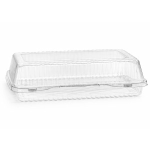 SL 518 - pojemnik na ciasto - 19,5 x 8 x 6,5 cm - PET - 120 szt.