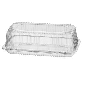 SL 38 N - pojemnik na ciasto - 21,5 x 10,5 x 8 cm - PET - 100 szt.