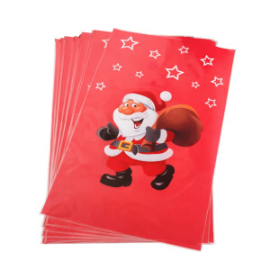 Woreczki PP z nadrukiem świątecznym - 30 x 50 cm - 10 szt.