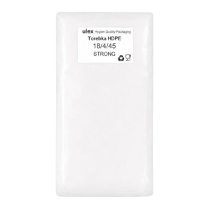 Woreczki foliowe hdpe 18 x 45 cm - 12 μm - ekstra mocne - opakowanie 1,60 kg