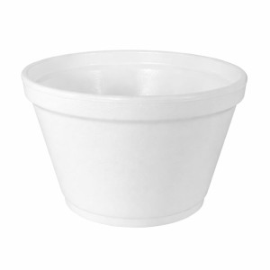 Pojemnik styropianowy okrągły / miska - 330 ml - 25 szt.