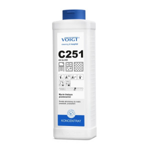 C 251 Uni Gloss 1 l - różne powierzchnie