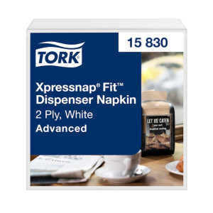 Serwetki Tork 15830 Xpressnap - system N14 - białe - 4320 szt.