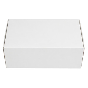 Pojemnik Kartonowy 26 x 18 x 8 cm - biały - 50 szt.