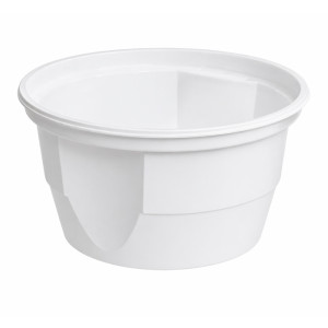 Miska na zupę - biała z uchwytami EASY HANDLE - 460 ml - 50 szt.