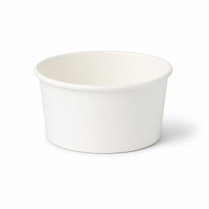 Kubeczki papierowe na lody i desery - białe - 93 ml - 250 szt.