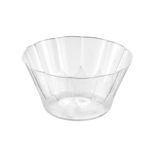 Wielorazowe pucharki plastikowe na lody i desery DECO 250 ml - 25 szt.