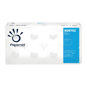 Papier toaletowy Papernet 409742 - 2 warstwy - 19,8 m - 8 rolek - T4