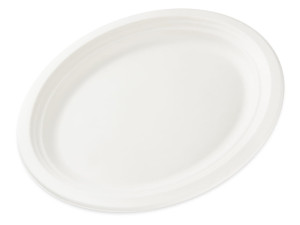 Talerze z trzciny cukrowej - półmiski owalne - 32 x 25 cm - 50 szt.