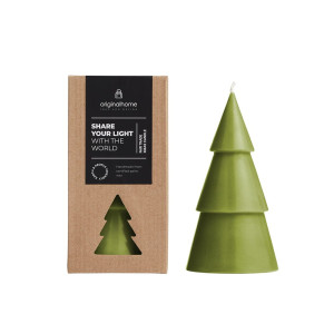 Originalhome - Świeca w kształcie choinki - L-100% naturalna ekologiczna