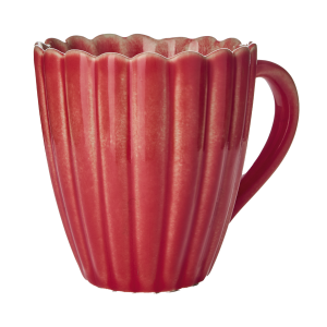 Affari of Sweden - Kubek ceramiczny Hulda koralowa czerwień