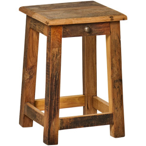 Ib Laursen - Taboret drewniany Unique z szufladką