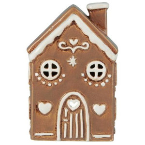 Ib Laursen - Domek ceramiczny Stillenat - lampion chatka piernikowa łukowe drzwi