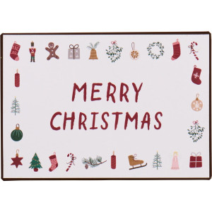 Ib Laursen - Tabliczka metalowa świąteczna Merry Christmas duża