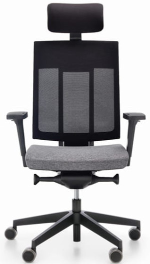 Fotel ergonomiczny Profim XenonNet z zagłówkiem