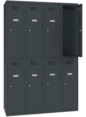 Szafa socjalna skrytkowa SUS 342W - 120 cm, 8 schowków