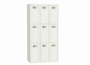 SUS 333 W - Szafa z trzema schowkami w pionie, w 3 kolumnach 900