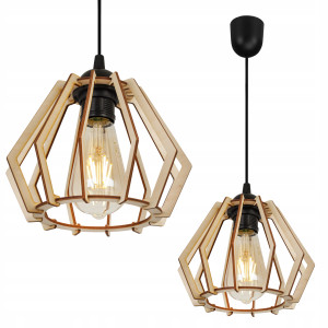 MODERNI PUINEN LED-KATTOVALAISIN