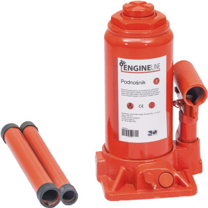 Podnośnik hydrauliczny warsztatowy słupkowy H = 200-390 mm udźwig 8 t 6518