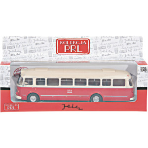 JELCZ autobus kolor czerwony model 1:43 Kolekcja PRL od 3 roku życia 90056