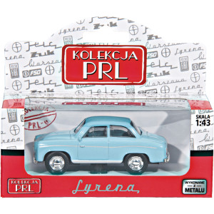 Syrena 104 kolor niebieski model 1:43 Kolekcja PRL od 3 roku życia 90035