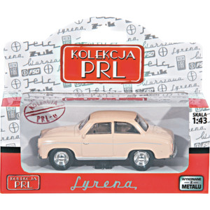Syrena 104 kolor piaskowy model 1:43 Kolekcja PRL od 3 roku życia 90036