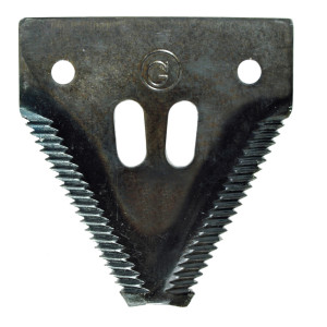 Nożyk John Deere szeroko ryflowany 525525207 LA322702850 42010045