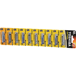 Baterie alkaiczne standard AA 1.5V  TOSHIBA  Alkaline HIGH POWER 10x10 szt