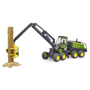 Harwester John Deere 1270G Z Konarem BRUDER 02135 seria Profi 1:16