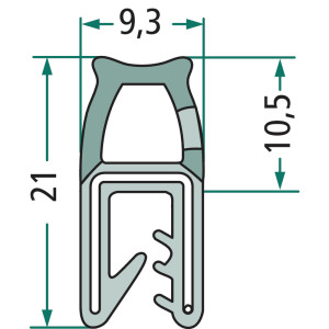 Uszczelka 1mm 654A1513/25 GRANIT