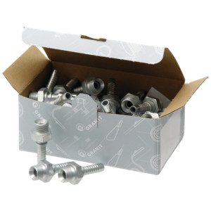 Końcówka węża hydraulicznego PN 10 AGR 3/8 VPE 25 27mm 12mm 22mm GRANIT
