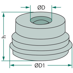 Korek zbiorniczka 6mm 10mm 17mm FTE