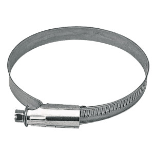 Opaska obejma zaciskowa ślimakowa srebrna DIN3017 średnica 20mm-32mm x1szt.