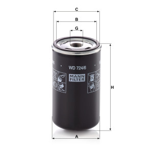 Filtr oleju hydraulicznego/przekładniowego 45144600