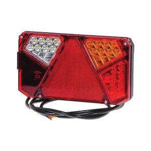 Lampa zespolona pozycyjna oświetlenia tablicy tylna czerwona 12-24V IP56/68