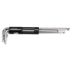 CLASSIC 3w1 Zestaw kluczy imbusowych z głowicą kulkową,wersja długa, 8-szt., 2-10mm