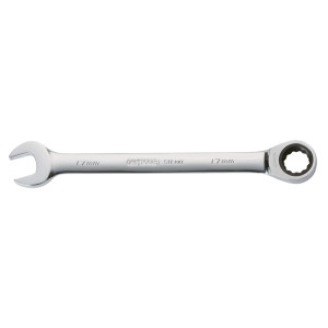 GEARplus® Klucz płasko-oczkowy z grzechotką
